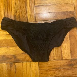 BECCA Black Croquet Bikini Bottom